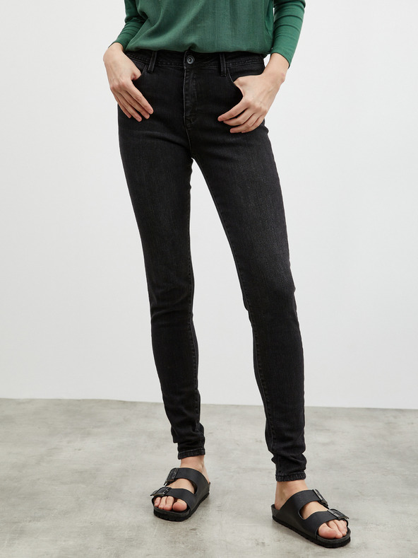 ZOOT.lab Čierne dámske skinny fit džínsy ZOOT.lab Pippa