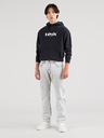 Levi's® Čierna pánska mikina Levi's® s kapucňou