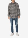 Diesel Čierna pánska kockovaná košeľa Diesel Camicia