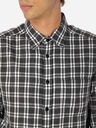Diesel Čierna pánska kockovaná košeľa Diesel Camicia