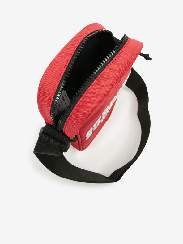SuperDry Červená pánska malá crossbody taška s potlačou Superdry Side Bag