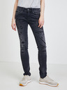 Pepe Jeans Tmavosivé dámske slim fit džínsy Pepe Jeans