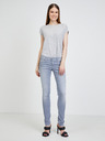 Pepe Jeans Svetlošedé dámske slim fit džínsy Pepe Jeans