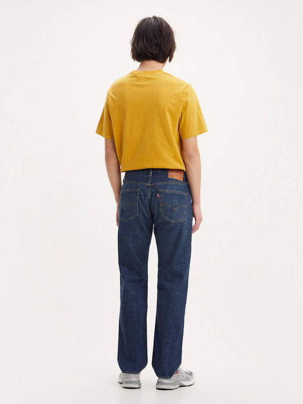 Levi's® Tmavomodré pánske džínsy Levi's® 501 rovného strihu
