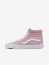 Vans Ružové dámske členkové tenisky so semišovými detailmi VANS UA SK8-Hi