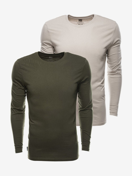 Ombre Clothing Tričko 2 ks