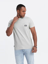 Ombre Clothing Pánske voľnočasové tričko s vreckom Ombre Oblečenie Zelená