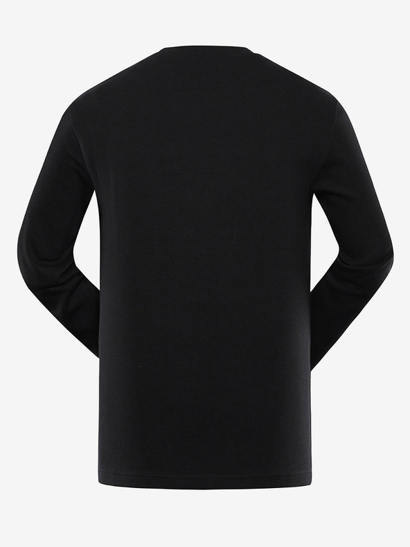 NAX Čierna pánska mikina NAX Logen