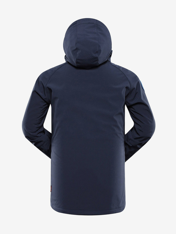 ALPINE PRO Modrá pánska softshellová bunda Alpine Pro HOORA