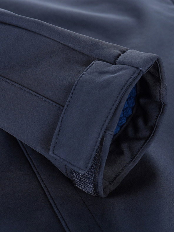 ALPINE PRO Modrá pánska softshellová bunda Alpine Pro HOORA