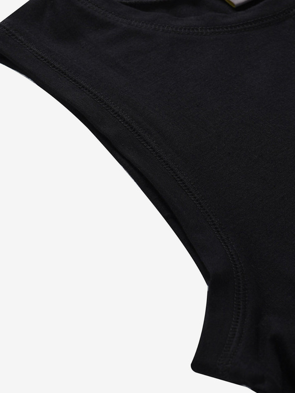 NAX Čierne dámske tielko NAX Edeta