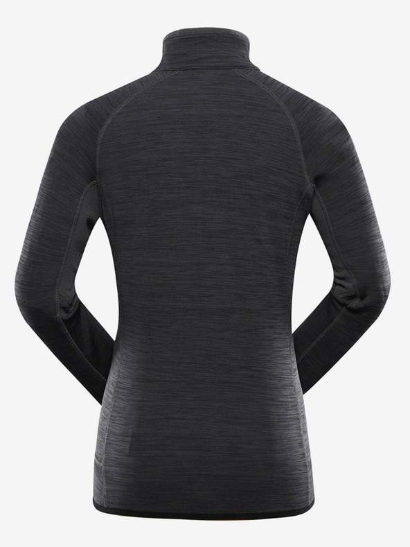 ALPINE PRO Čierna dámska rýchloschnúca mikina s chladným schnutím Alpine Pro ONNECA