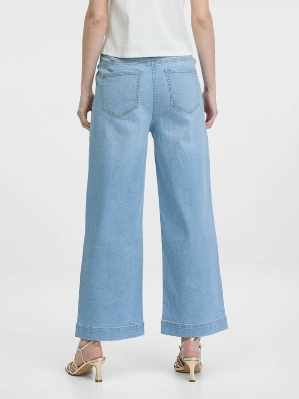 Orsay Svetlomodré dámske široké džínsy ORSAY