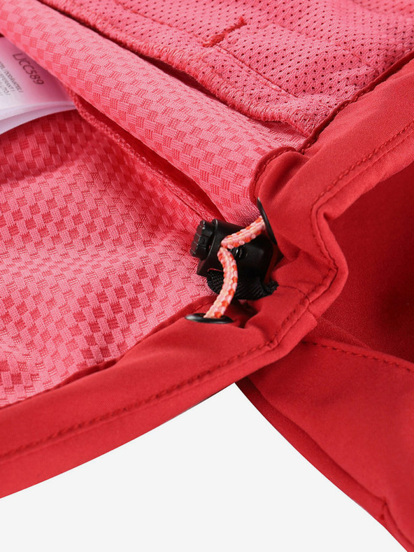 ALPINE PRO Červená dámska softshellová bunda s membránou Alpine Pro ESPRITA