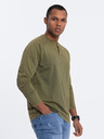 Ombre Clothing Zelené pánske tričko Vintage Ombre Oblečenie