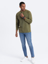 Ombre Clothing Zelené pánske tričko Vintage Ombre Oblečenie