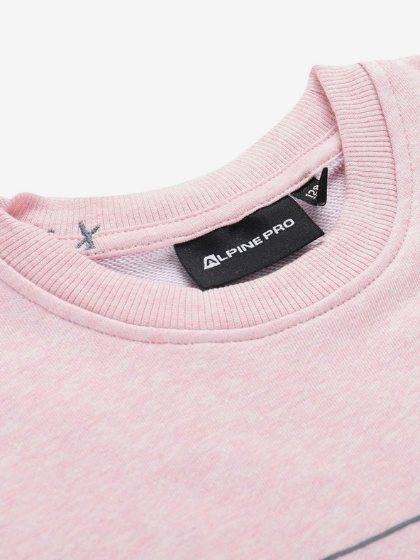 ALPINE PRO Ružové dievčenské šaty Alpine Pro HUDERO
