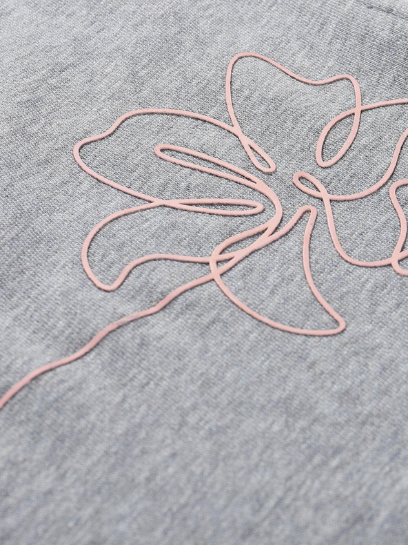 ALPINE PRO Šedé dievčenské šaty Alpine Pro HUDERO