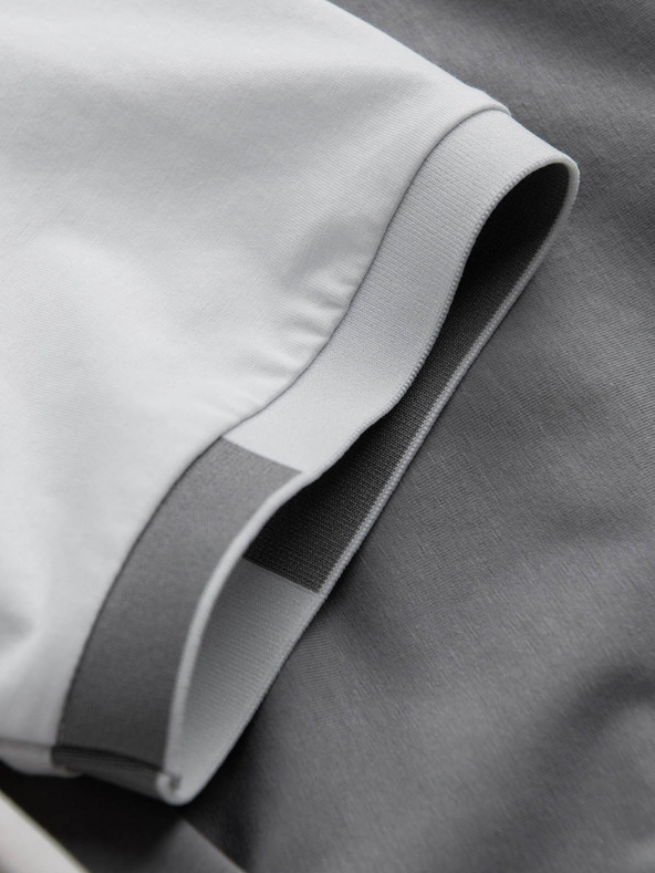 Ombre Clothing Šedé pánske tričko Ombre Oblečenie