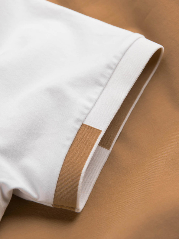 Ombre Clothing Hnedé pánske tričko Ombre Oblečenie