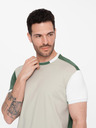 Ombre Clothing Svetlozelená pánska košeľa Ombre Clothing