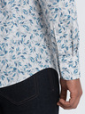 Ombre Clothing Šedá pánska vzorovaná košeľa Ombre Clothing