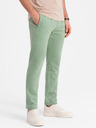 Ombre Clothing Zelené pánske tepláky Ombre Oblečenie