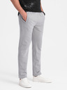 Ombre Clothing Šedé pánske tepláky Ombre Clothing