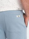 Ombre Clothing Svetlomodré pánske tepláky Ombre oblečenie