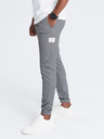 Ombre Clothing Šedé pánske tepláky Ombre Clothing