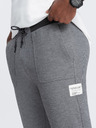 Ombre Clothing Šedé pánske tepláky Ombre Clothing