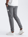 Ombre Clothing Šedé pánske tepláky Ombre Clothing