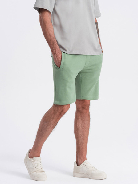 Ombre Clothing Zelené pánske tepláky Ombre Oblečenie