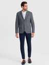 Ombre Clothing Tmavomodré pánske sako Ombre Clothing