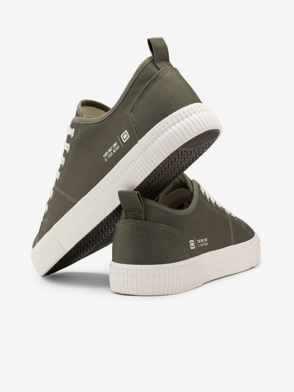 Ombre Clothing Zelené pánske základné tenisky Ombre Clothing Classic