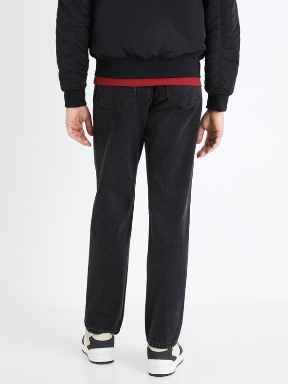 Celio Čierne pánske džínsy Celio Foloose