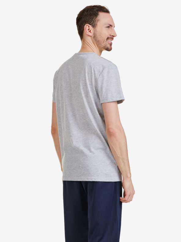 Sam 73 Svetlosivé pánske tričko SAM 73 Gideon