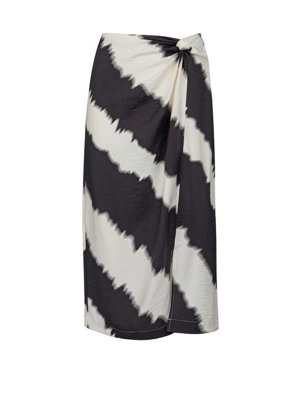 Orsay Bielo-čierna dámska sukňa ORSAY