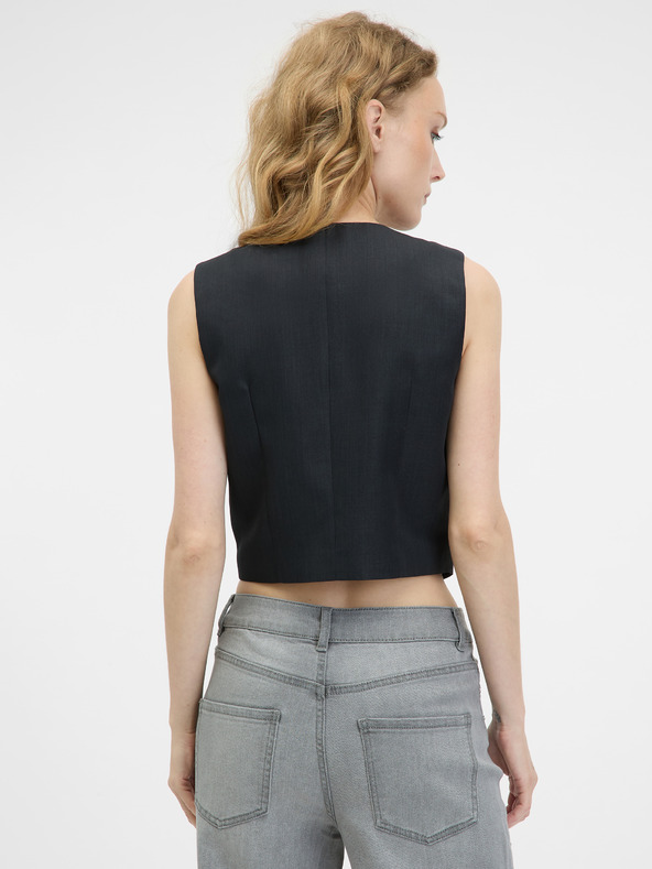 Orsay Tmavo šedá dámska vesta k saku ORSAY