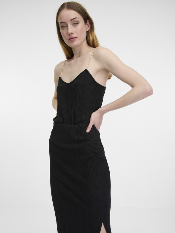 Orsay Čierna dámska sukňa ORSAY