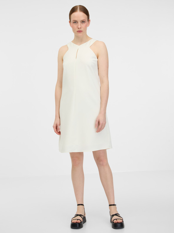 Orsay Béžové dámske krátke šaty ORSAY