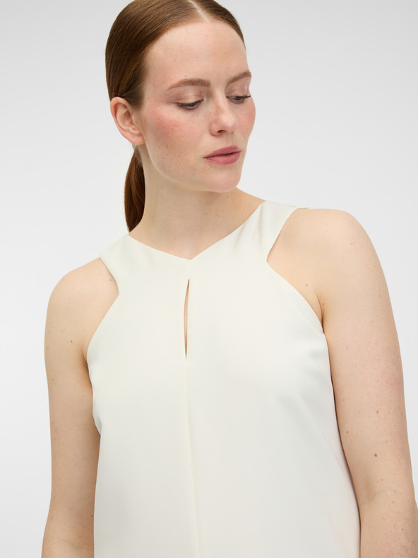 Orsay Béžové dámske krátke šaty ORSAY