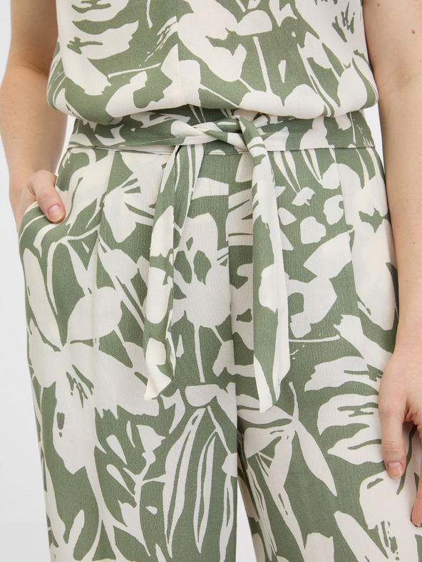 Orsay Kaki dámske široké nohavice ORSAY