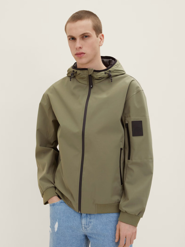 Tom Tailor Denim Khaki pánska ľahká bunda Tom Tailor Denim