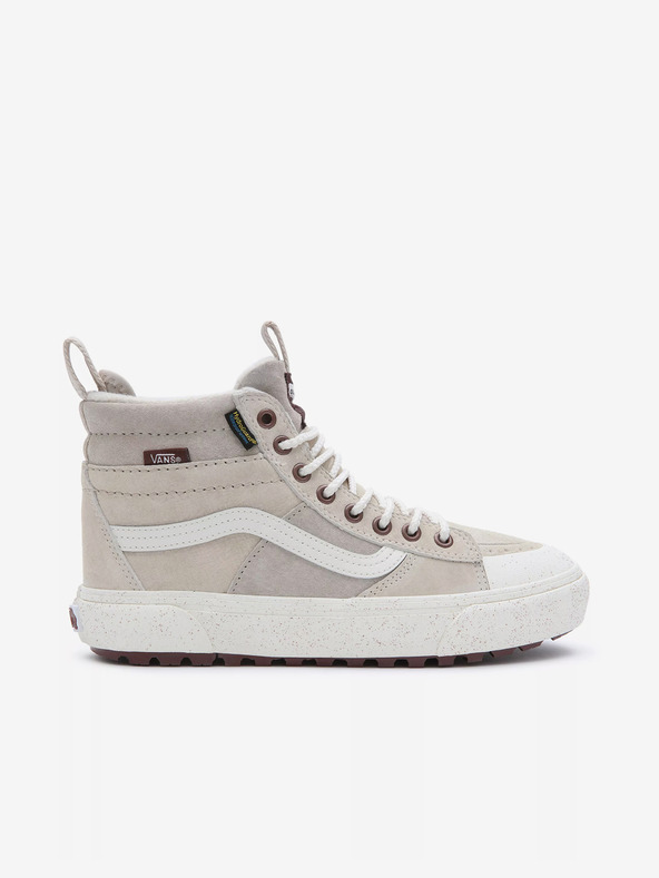 Vans Béžové dámske semišové členkové tenisky VANS UA SK8-Hi MTE-2