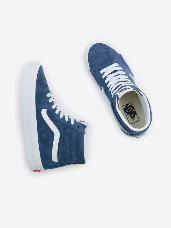 Vans Modré dámske semišové členkové tenisky VANS SK8-Hi