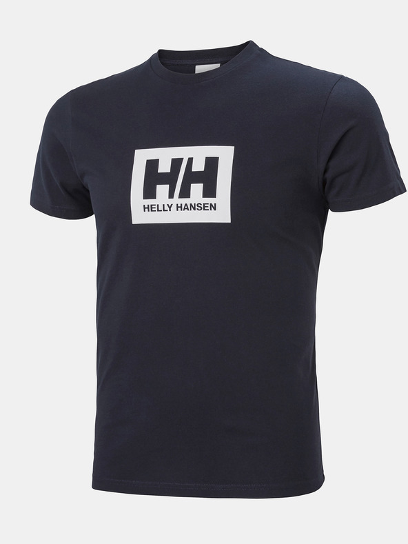Helly Hansen Tmavomodré pánske tričko HELLY HANSEN HH Box