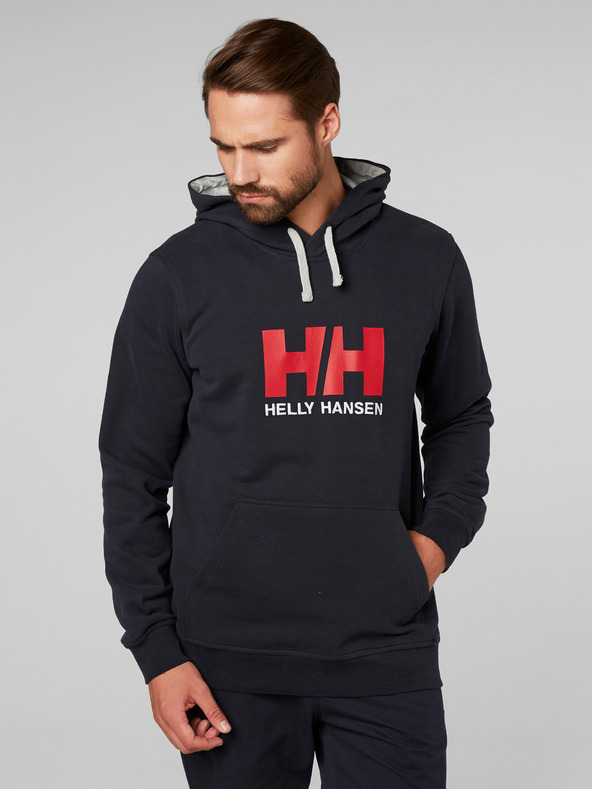 Helly Hansen Tmavomodrá pánska mikina HELLY HANSEN HH Logo Hodie