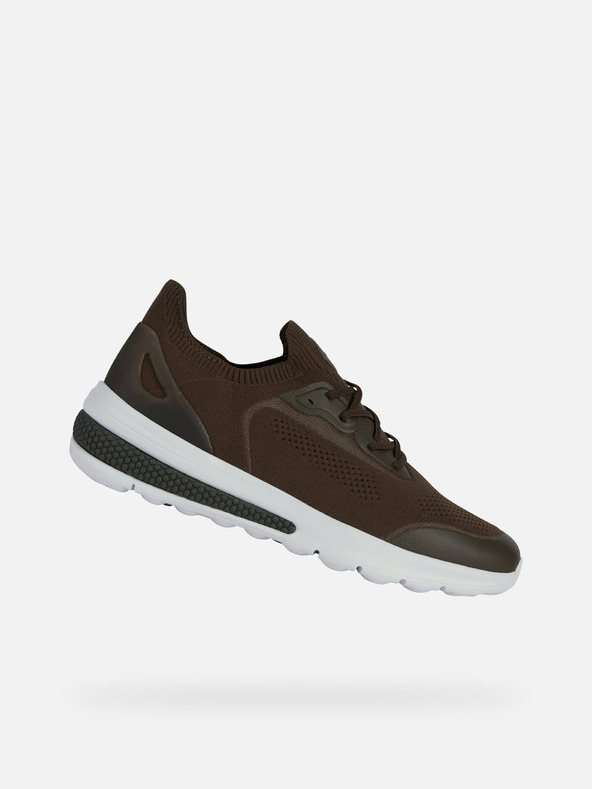 Geox Khaki pánske tenisky Geox Spherica Actif