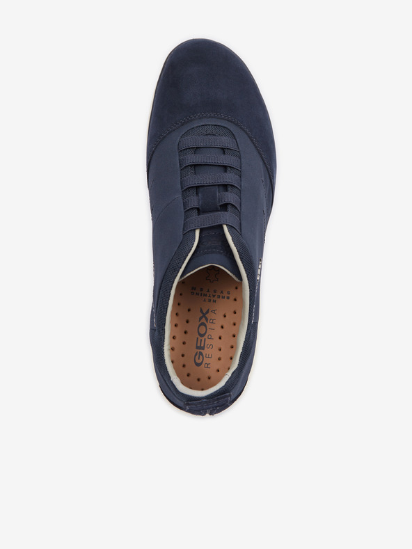 Geox Tmavomodré pánske semišové tenisky Geox Nebula